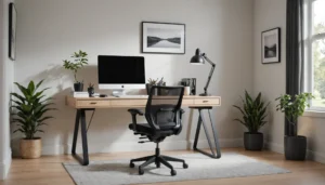 distance entre bureau et mur