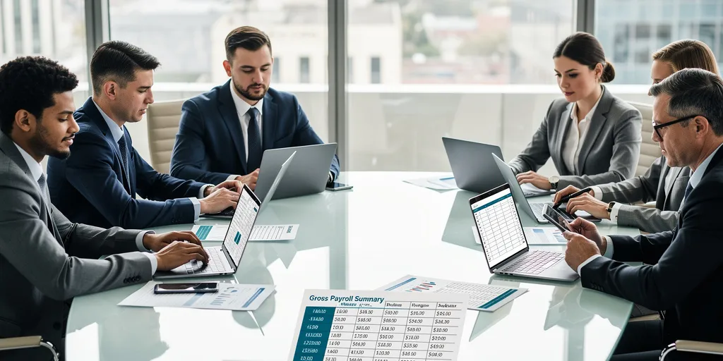 calculer masse salariale brute