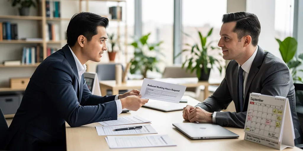 demande diminution temps de travail