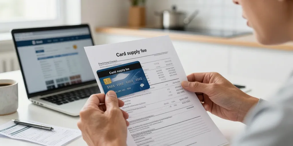 frais fourniture carte debit