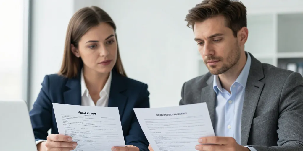 dernier bulletin de salaire solde de tout compte